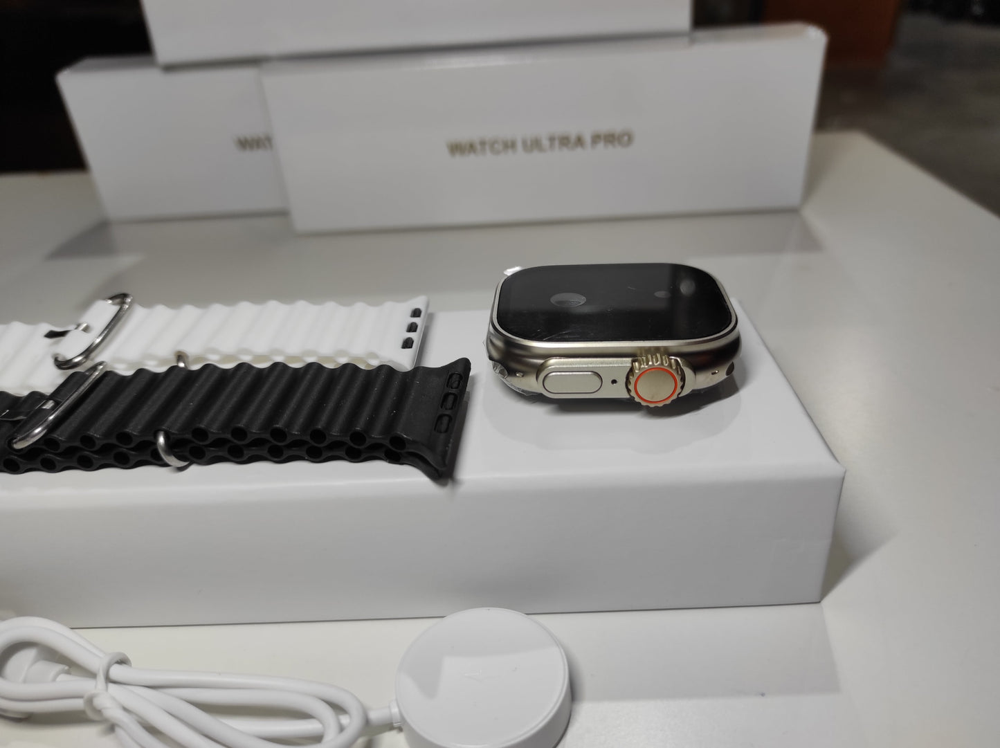 Smartwatch Ultra Pro con 2 correas ( blanco + negro ) - additional image 12