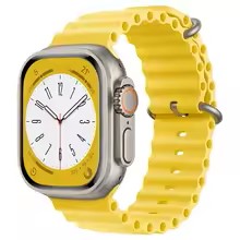 Smartwatch Ultra Pro con 2 correas ( amarillo + negro )