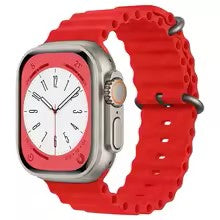 Smartwatch Ultra Pro con 2 correas ( rojo + negro )